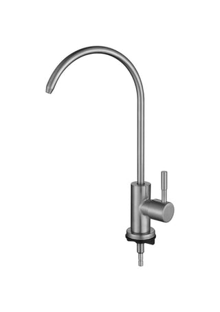 Einweg Filterwasserhahn Edelstahl massiv